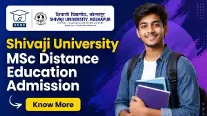 Shivaji University MSc Distance Education Admission 2026