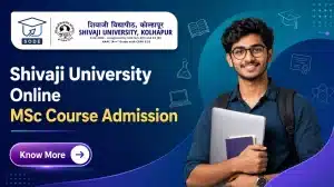 Shivaji University Online MSc Course Admission 2026